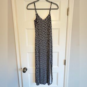 Zsupply charcoal floral midi dress, new with tags, small